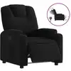 Image de vidaXL Fauteuil relax électrique noir tissu