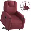 Image de vidaXL Fauteuil relax avec releveur vin rouge Tissu