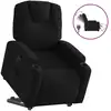 Image de vidaXL Fauteuil relax releveur électrique noir tissu