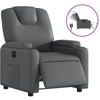 Image de vidaXL Fauteuil relax électrique gris similicuir