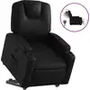 Image de vidaXL Fauteuil relax releveur électrique noir similicuir