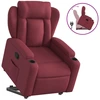 Image de vidaXL Fauteuil relax avec releveur vin rouge Tissu