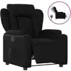 Image de vidaXL Fauteuil relax électrique noir similicuir