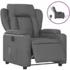 Image de vidaXL Fauteuil relax électrique gris similicuir