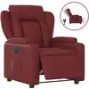 Image de vidaXL Fauteuil relax électrique vin rouge similicuir