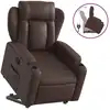 Image de vidaXL Fauteuil relax avec releveur Marron Similicuir
