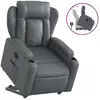 Image de vidaXL Fauteuil relax avec releveur Gris Similicuir
