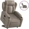 Image de vidaXL Fauteuil relax avec releveur électrique Cappuccino similicuir