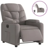 Image de vidaXL Fauteuil relax électrique Tissu Taupe
