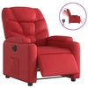 Image de vidaXL Fauteuil relax électrique rouge similicuir