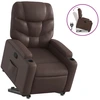 Image de vidaXL Fauteuil relax avec releveur Marron Similicuir