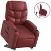Image de vidaXL Fauteuil relax releveur bordeaux similicuir