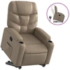 Image de vidaXL Fauteuil relax avec releveur Cappuccino-Brun Similicuir