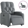 Image de vidaXL Fauteuil relax électrique gris similicuir