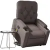 Image de Fauteuil de massage releveur 86 x 74 x 93 cm polyuréthane brun