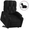Image de vidaXL Fauteuil relax releveur électrique noir similicuir