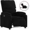 Image de vidaXL Fauteuil relax électrique noir tissu