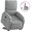 Image de vidaXL Fauteuil relax releveur gris clair Tissu