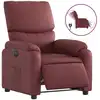 Image de vidaXL Fauteuil relax électrique vin rouge similicuir