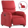 Image de vidaXL Fauteuil relax électrique rouge similicuir