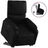 Image de vidaXL Fauteuil relax avec releveur Noir Similicuir