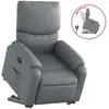 Image de vidaXL Fauteuil relax avec releveur Gris Similicuir