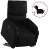 Image de vidaXL Fauteuil relax releveur électrique noir similicuir