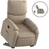 Image de vidaXL Fauteuil relax avec releveur électrique Cappuccino similicuir