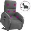 Image de vidaXL Fauteuil de massage Releveur électrique Gris foncé