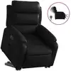 Image de vidaXL Fauteuil relax releveur électrique noir similicuir