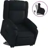 Image de vidaXL Fauteuil relax avec releveur Noir Similicuir