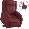 Image de vidaXL Fauteuil relax releveur bordeaux similicuir