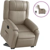 Image de vidaXL Fauteuil relax avec releveur électrique Cappuccino similicuir