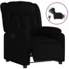 Image de vidaXL Fauteuil relax électrique noir similicuir