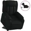 Image de vidaXL Fauteuil relax releveur électrique noir similicuir
