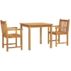 Image de vidaXL Ensemble de jardin 3 pièces en bois massif d'acacia