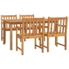 Image de vidaXL Ensemble de jardin 5 pièces en bois massif d'acacia