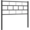 Image de vidaXL Tête de lit de rechange en métal noir 75 cm