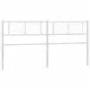 Image de vidaXL Tête de lit de rechange en métal blanc 180 cm