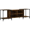 Image de vidaXL Armoire TV chêne fumé 153x37x50 cm Bois composite