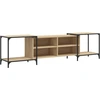 Image de vidaXL Armoire TV Chêne Sonoma 203x37x50 cm Bois composite