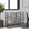 Image de vidaXL Sideboard Gris Sonoma 102x32x73,5 cm Matériau dérivé du bois