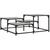 Image de vidaXL Table basse Gris Sonoma 87,5x87,5x40 cm Bois composite