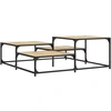 Image de vidaXL Table basse en chêne Sonoma 107x107x40 cm Bois composite