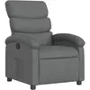 Image de vidaXL Fauteuil relax gris foncé Tissu