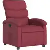 Image de vidaXL Fauteuil relax rouge vin Tissu