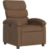 Image de vidaXL Fauteuil relax brun Tissu