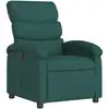 Image de vidaXL Fauteuil relax vert foncé Tissu