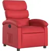 Image de vidaXL Fauteuil relax rouge similicuir