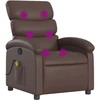 Image de Fauteuil de massage Marron similicuir